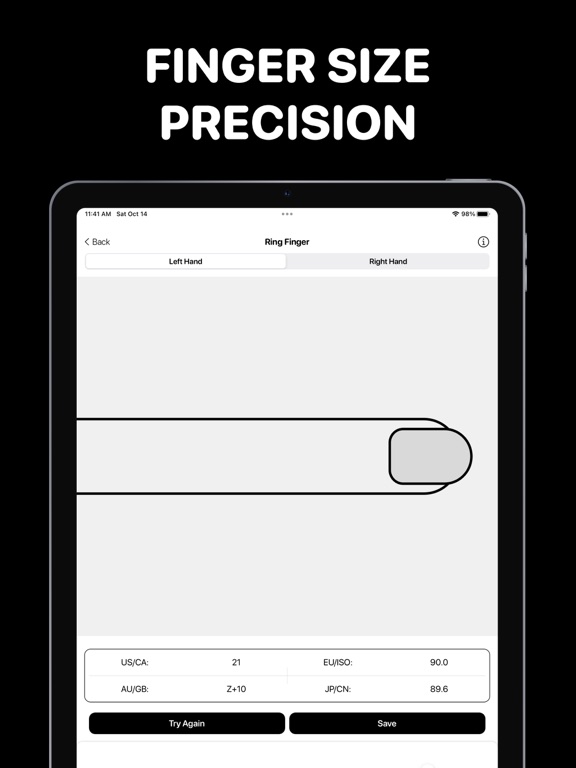 Screenshot #6 pour Ring Sizer Tool