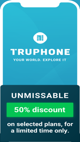 My Truphone: eSIM travel data screenshot