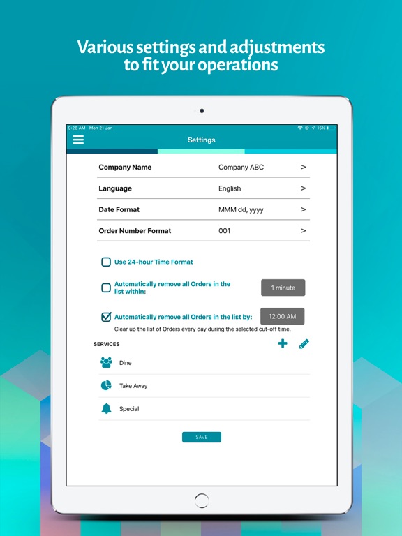 OrderReady TV Screen Alert iPad screenshot 7 - Business app