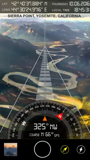 Compass i8 (GPS Camera) screenshot 2