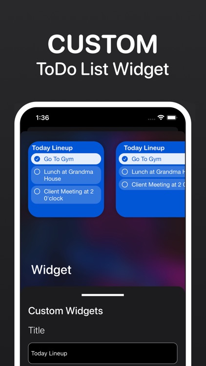 To Do List Widget - Simple screenshot-5