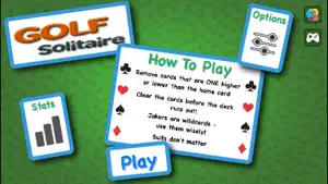 New Golf Solitaire screenshot 1