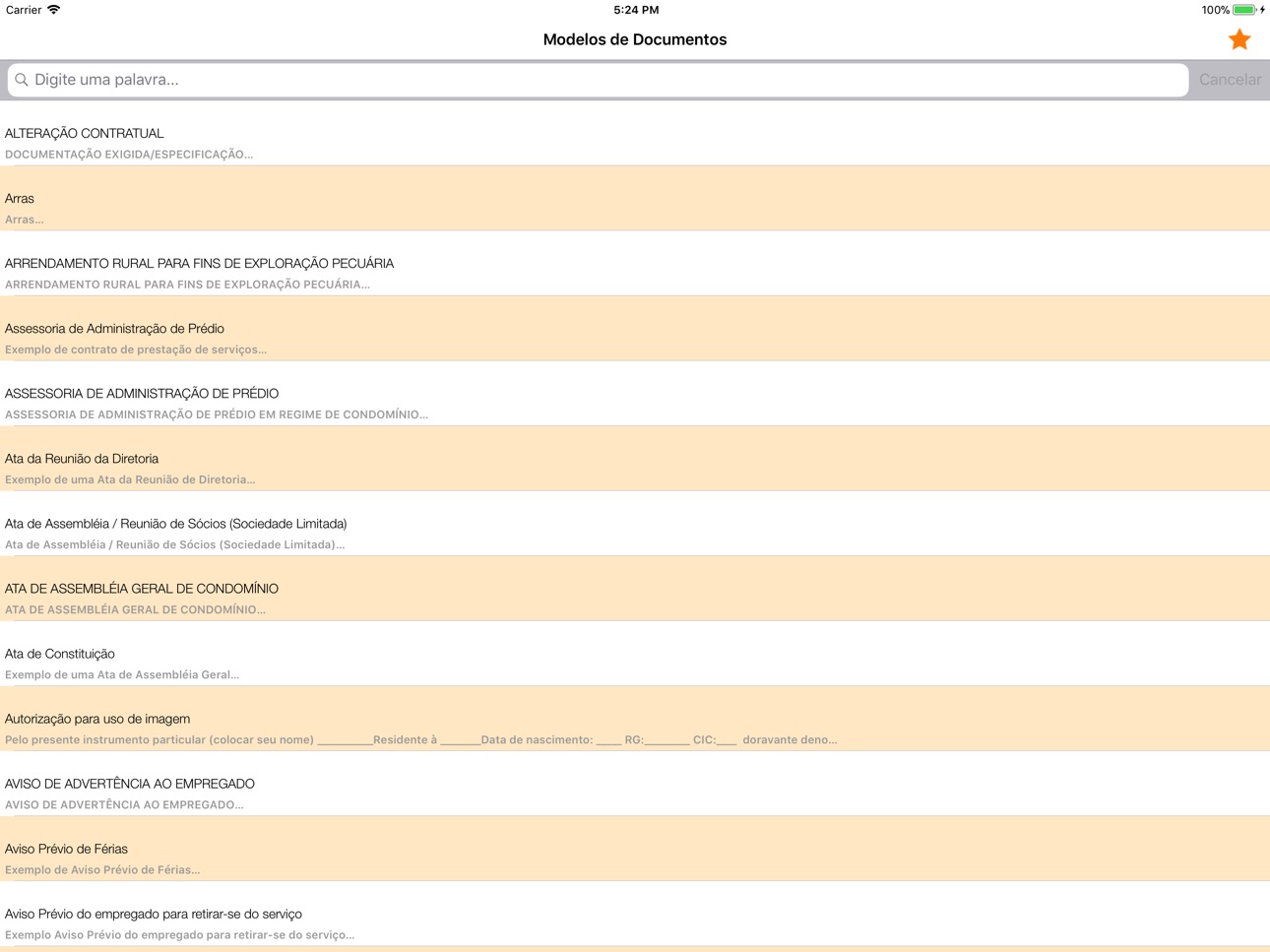 Screenshot 3 of Modelo de Documentos