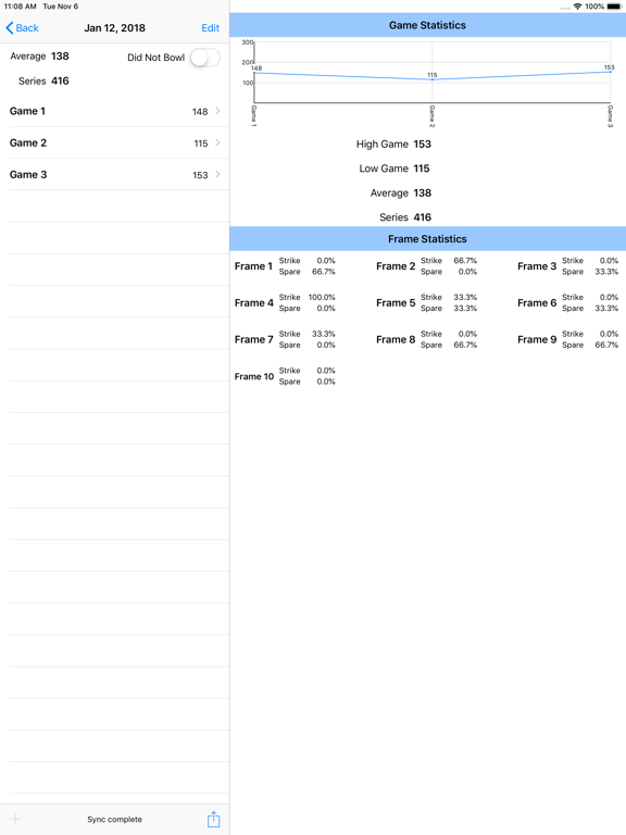 Lane Legend iPad screenshot 3 - Sports app