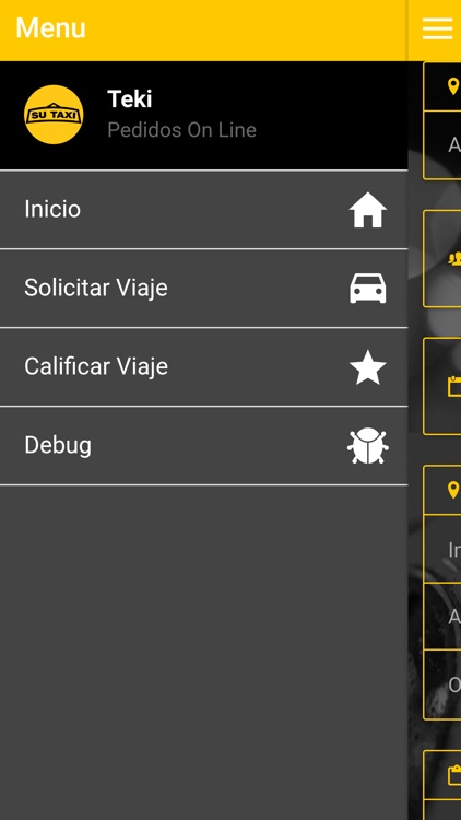 Teki. Pedido de Taxis y Viajes screenshot-3