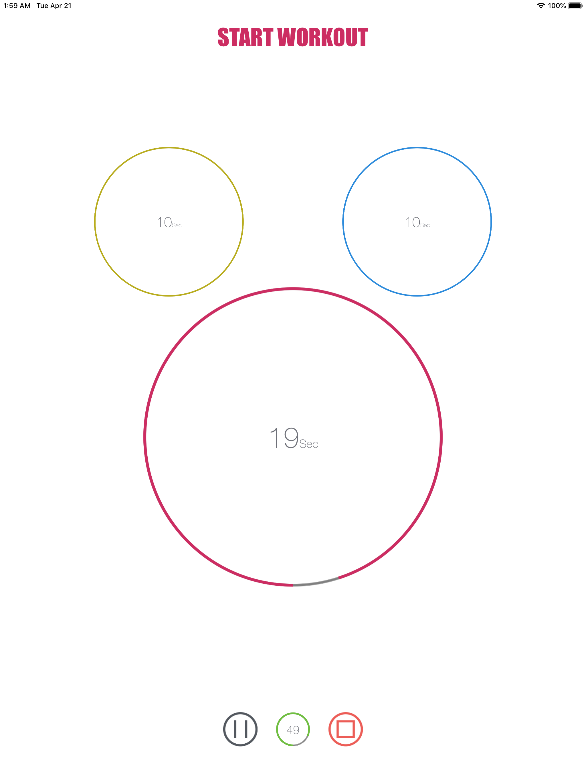 HIIT & Tabata Timer -simple screenshot 5