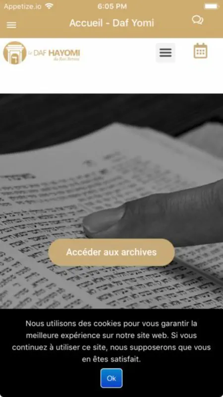 Daf Yomi du Rav Beressi screenshot 1 of 1
