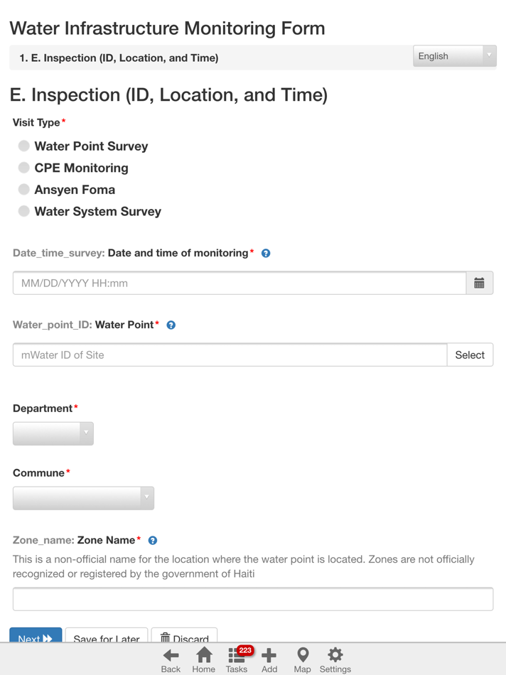 #1. mWater Surveyor (iOS) 由: mWater Foundation Inc