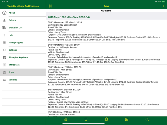 Track My Mileage And Expenses
