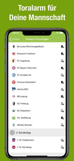 Fußballfunk: Deine Fußball-App iPhone screenshot 4