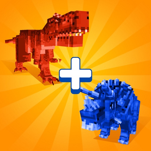 Merge Craft - Dinosaur Battle icon