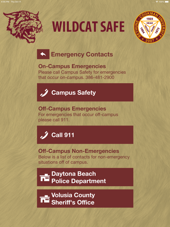 Wildcat Safe iPad screenshot 2 - Education app