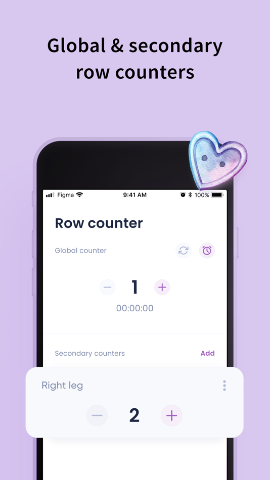 #3. Crochet row & stitch counter (iOS) 게시자: Crochet App SIA