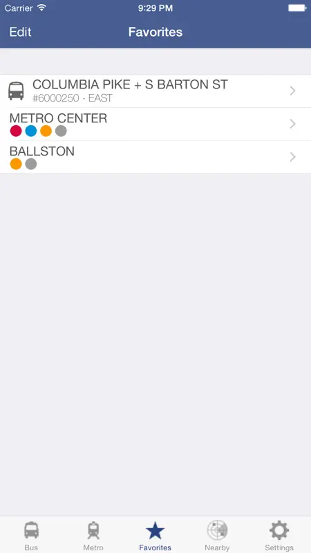 DC Metro and Bus - Tracker screenshot 5 of 6