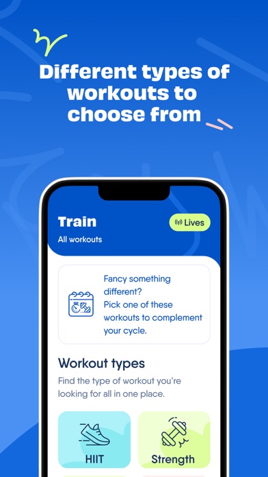 The Body Coach Workout Planner Screenshot