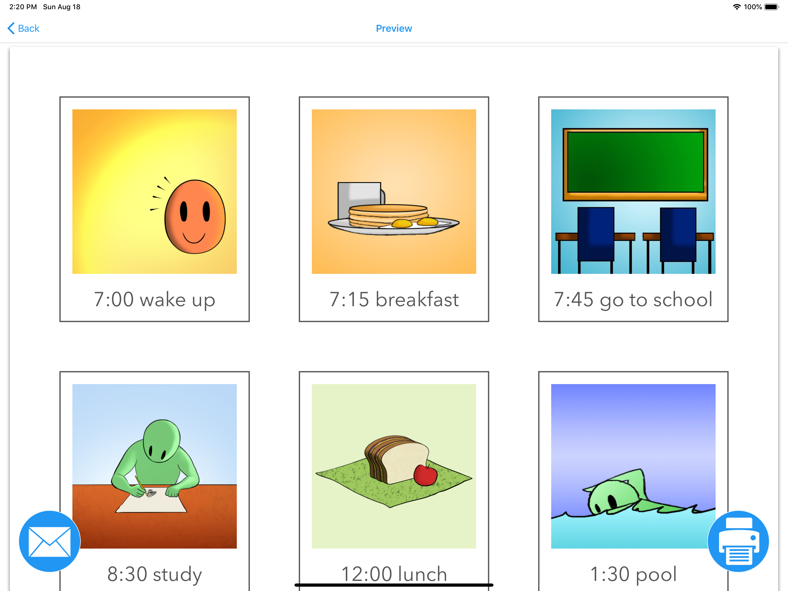Voice4u AAC screenshot 9