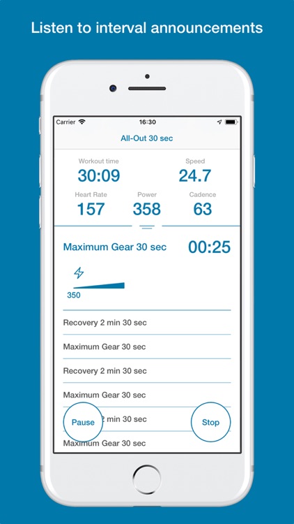 Bike Intervals screenshot-3