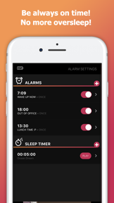 Alarm Clock App: myAlarm Clock screenshot