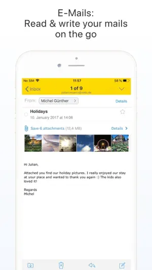 WEB.DE - Mail, Cloud & News screenshot 2