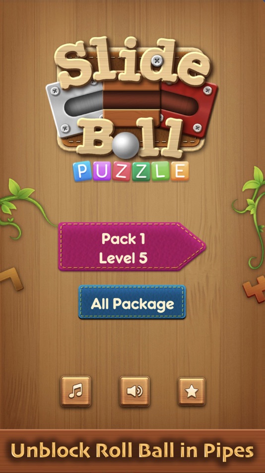 #5. Slide the Ball : 3D Rolling (iOS) 由: Puzzle Mania Studio