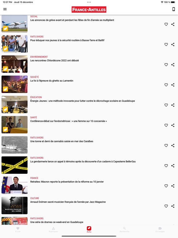 Screenshot #5 pour FA Gpe Actu