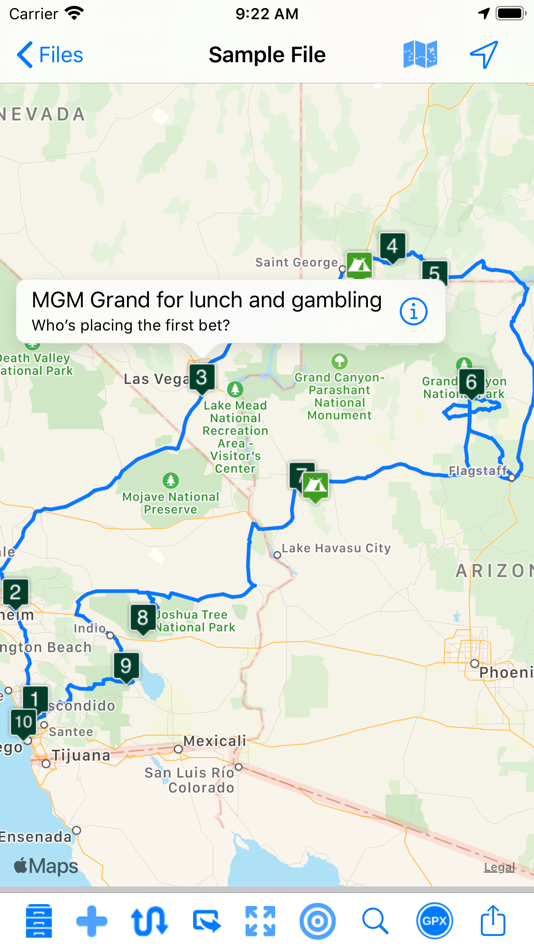 #1. Road Trip Planner™ (iOS) Ved: Kyle Modesitt