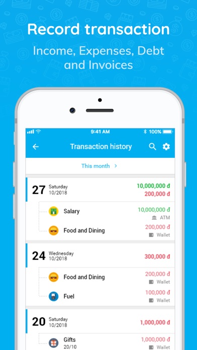 MoneyKeeper: Spending Tracker Screenshot