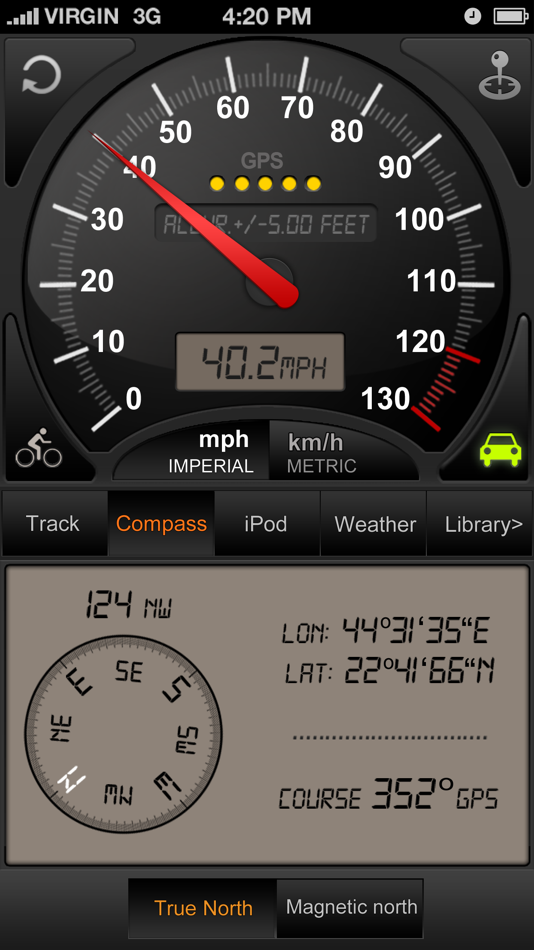 #2. Speedometer GPS+ (iOS) 由: Tigran Mkhitaryan