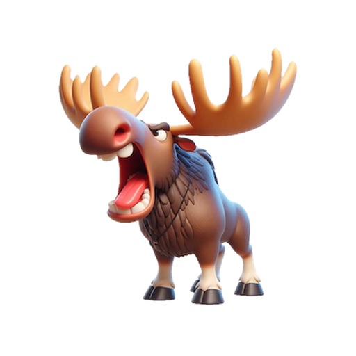 Angry Moose Stickers icon