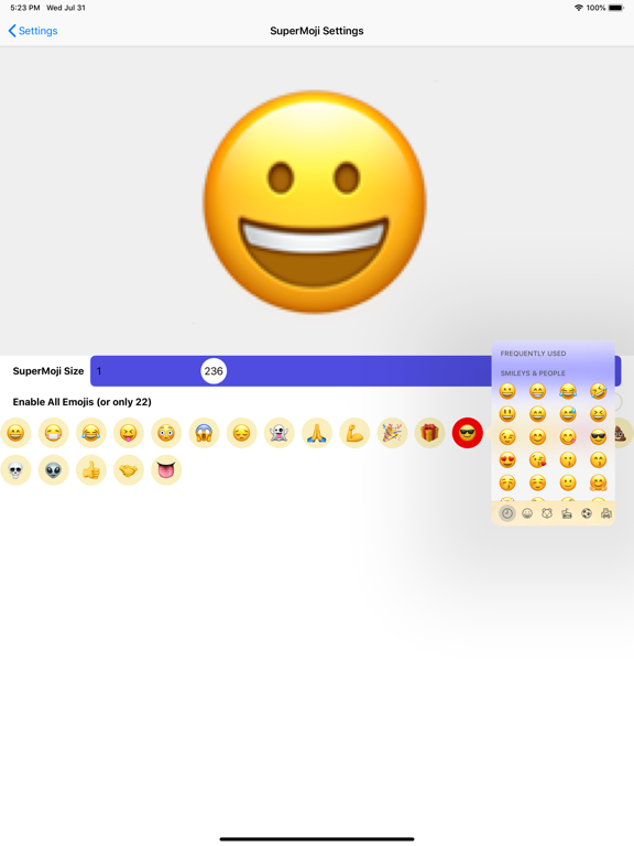 MockMoji:Custom Emoji &Kaomoji iPad screenshot 5 - Reference app