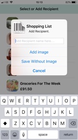 Shopping Diary screenshot