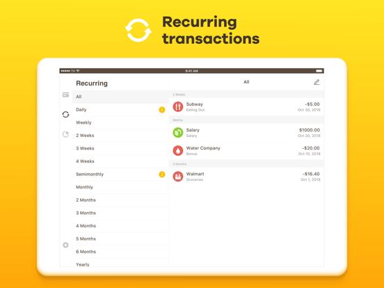 Checkbook - Account Tracker iPad screenshot 5 - Finance app