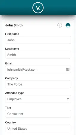 vCheckin screenshot 2
