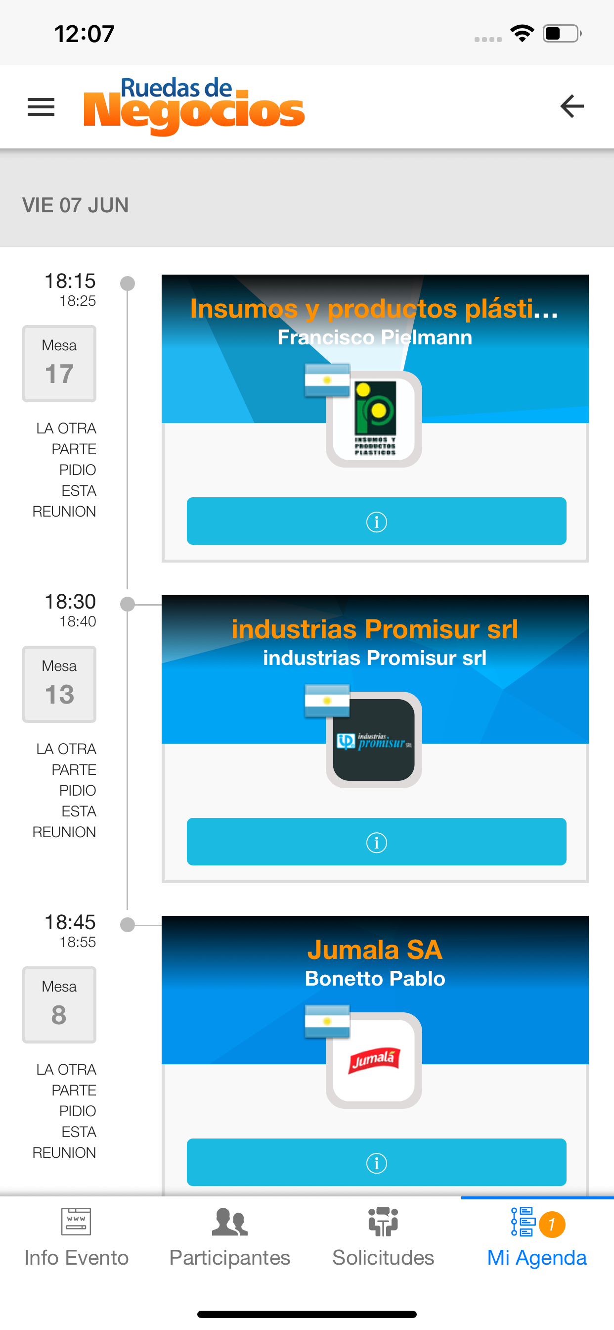 Ruedas De Negocios screenshot 6