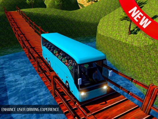 Driving Offroad Bus Challenge iPad screenshot