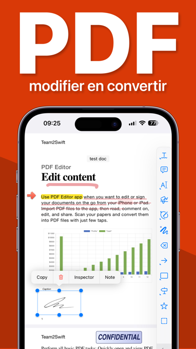 Screenshot #1 pour Modifier PDF
