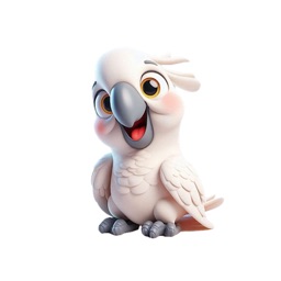 Happy Cockatoo Stickers