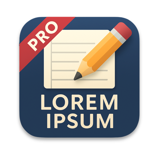 Lorem Ipsum Pro Generator app icon