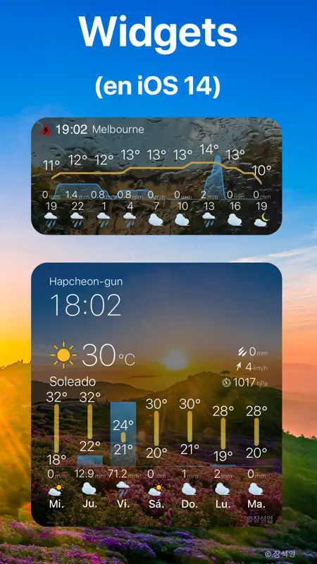 Tiempo y widget - Weawow screenshot 3 of 10