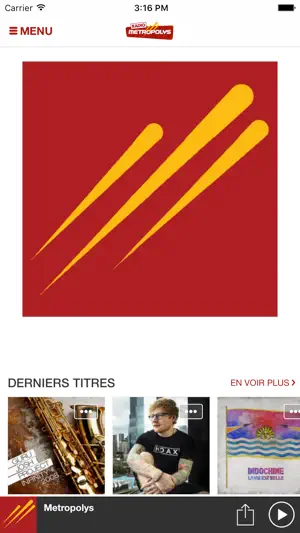Metropolys Radio screenshot 1