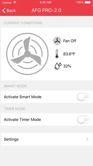 QuietCool Smart Control screenshot 2