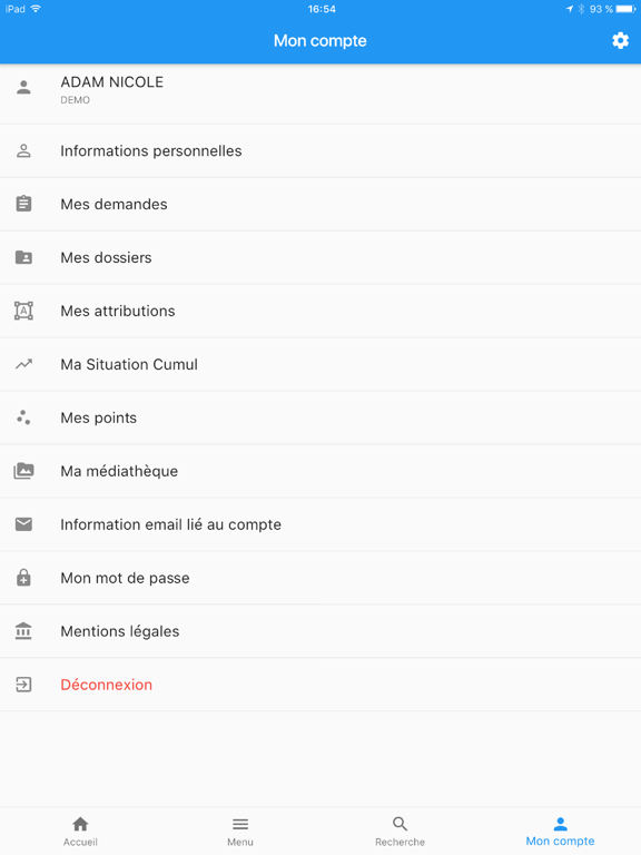 Garance App iPad screenshot