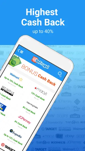 BeFrugal Cash Back & Coupons screenshot 2