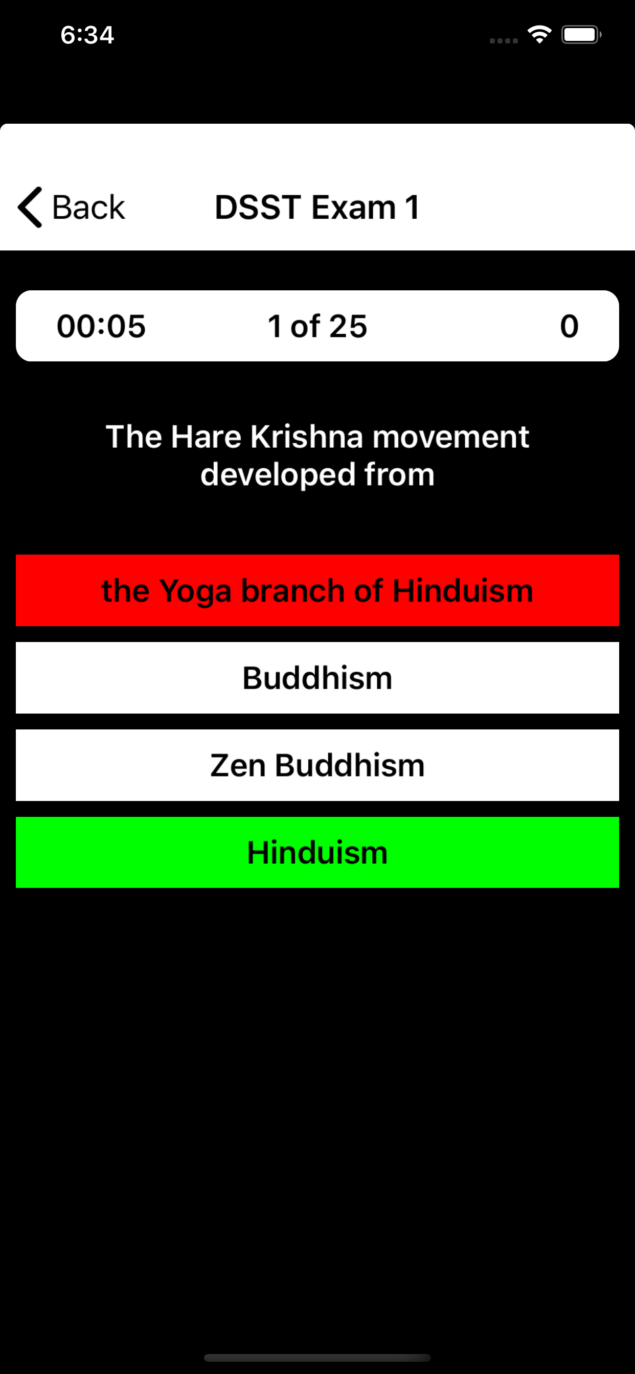 DSST World Religions Prep screenshot 4