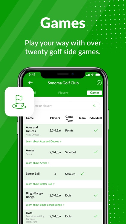 BEEZER GOLF - Golf Scorecard