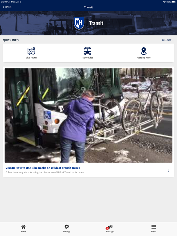 UNH Mobile iPad screenshot 5 - Education app