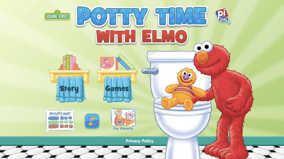 #1. Potty Time with Elmo (iOS) 由: Sesame Workshop (Apps)