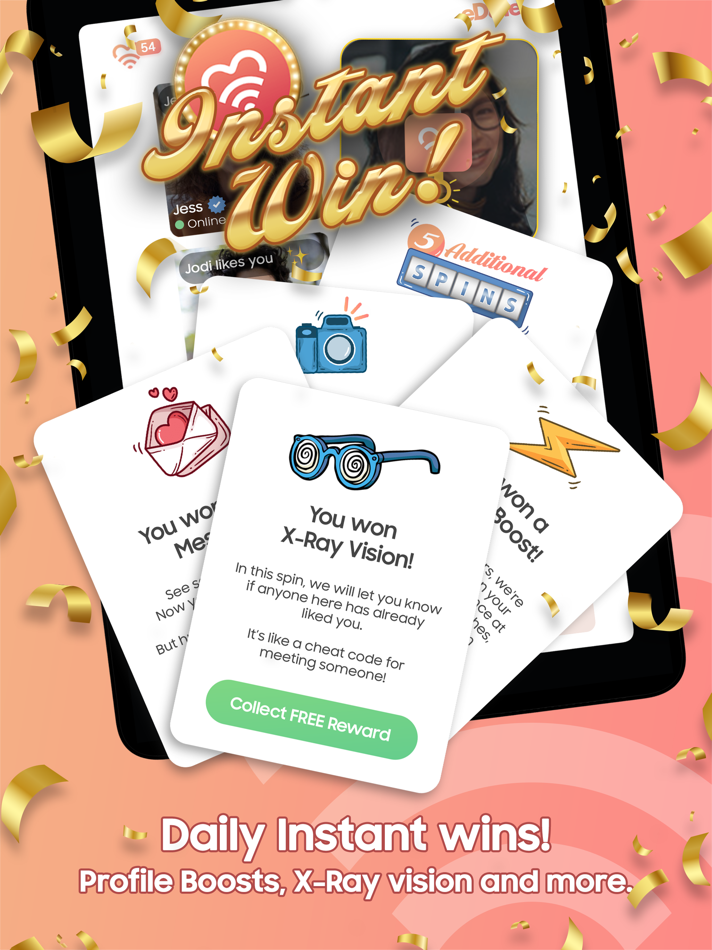 #2. eDate: Spin A Match (iOS) 由: Mate1 Social Enterprises Inc