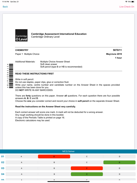 Screenshot #6 pour Rove Papers (CAIE Resources)