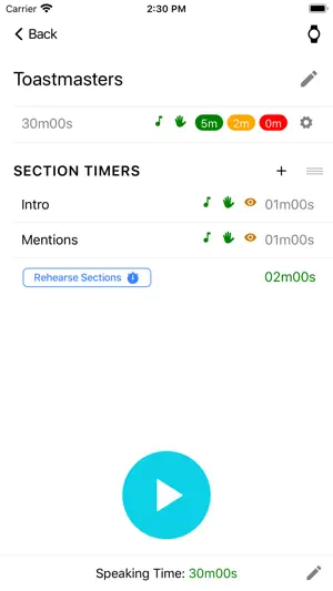 Speaker Presentation Timer screenshot 2